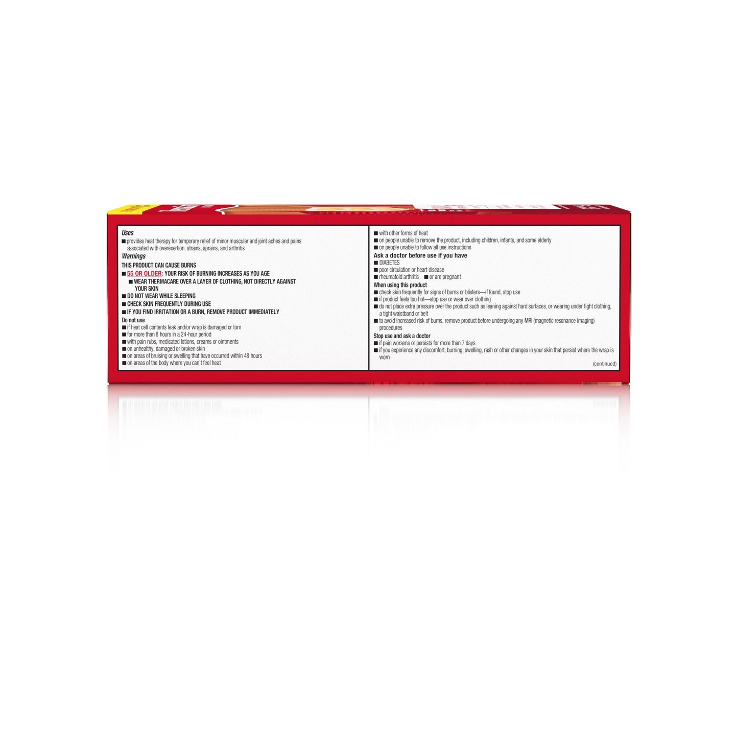 ThermaCare Back Pain Therapy Heatwraps