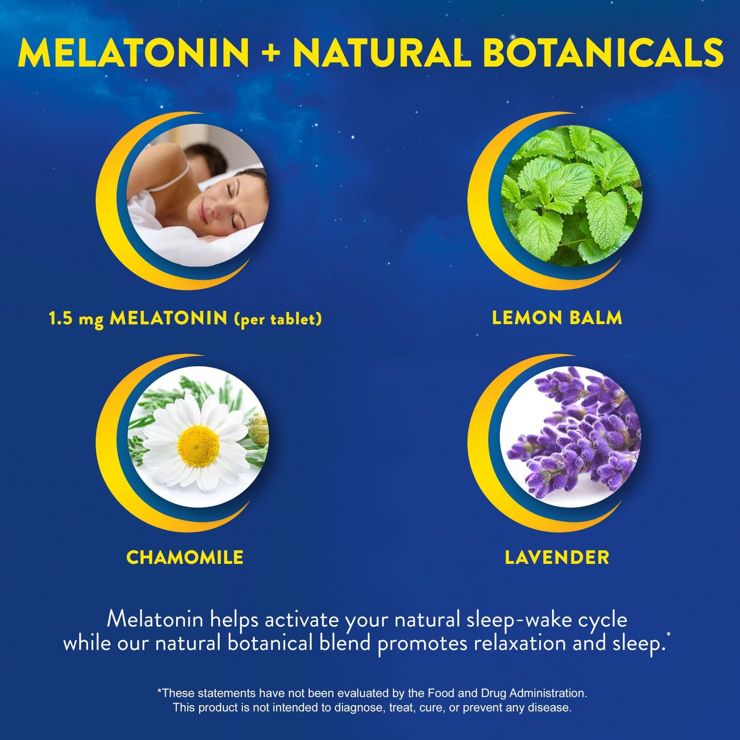 MidNite Back To Sleep 1.5 mg Melatonin Sleep Aid Quick Melt Tablets - Cherry