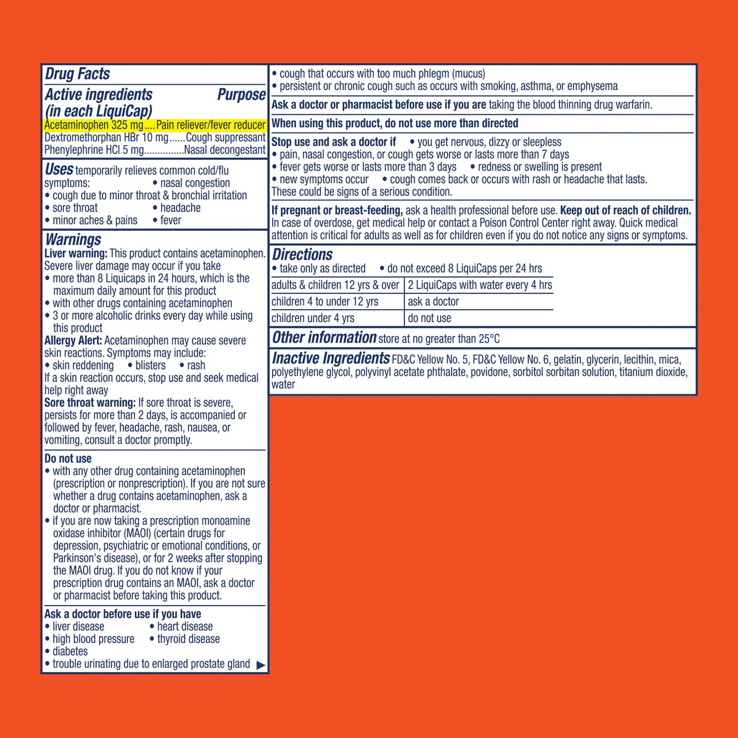 Vicks DayQuil Ultra Concentrated Liquicaps, Cold & Flu Over-the-Counter Medicine, Powerful Multi-Symptom Daytime Relief