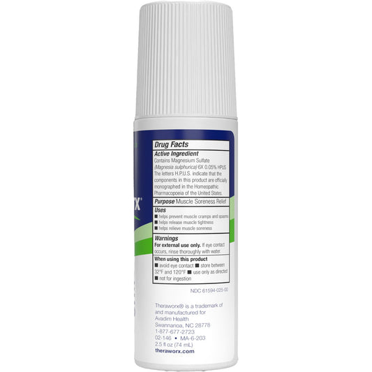 Theraworx Muscle Cramp, Spasm, & Soreness Relief Roll On