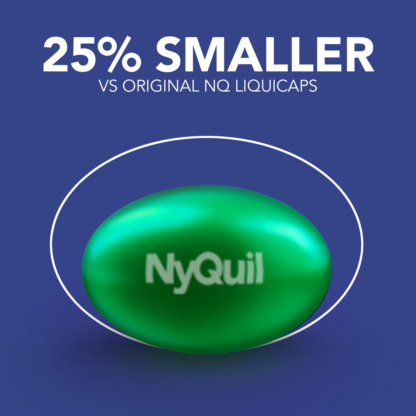 Vicks NyQuil Ultra Concentrated Liquicaps, Cold & Flu Over-the-Counter Medicine, Powerful Multi-Symptom Nighttime Relief