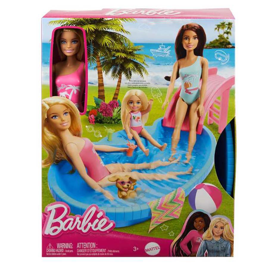 Barbie Blonde Fashion Doll Pool Playset