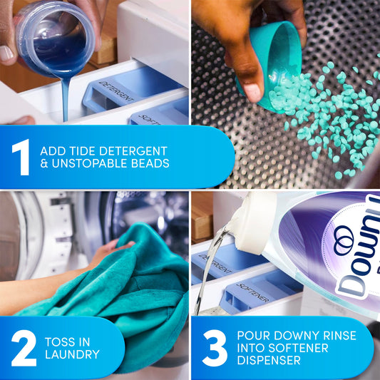 Downy Rinse & Refresh Laundry Odor Remover & Fabric Softener HE Compatible - Fresh Lavender Scent