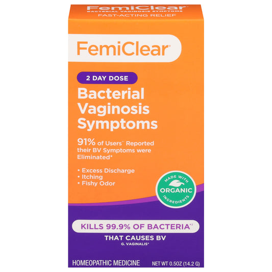FemiClear 2 Day Bacterial Vaginosis Symptoms Ointment