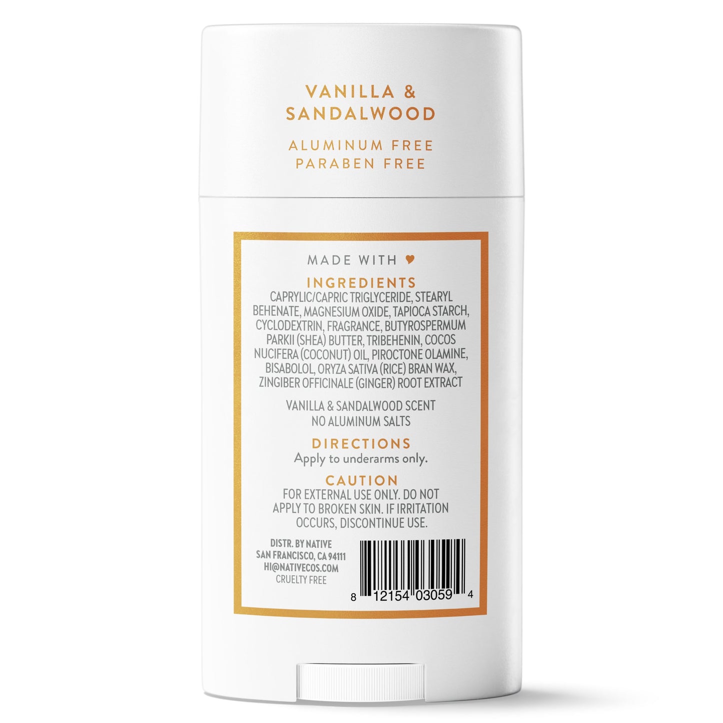 Native Deodorant - Vanilla & Sandalwood