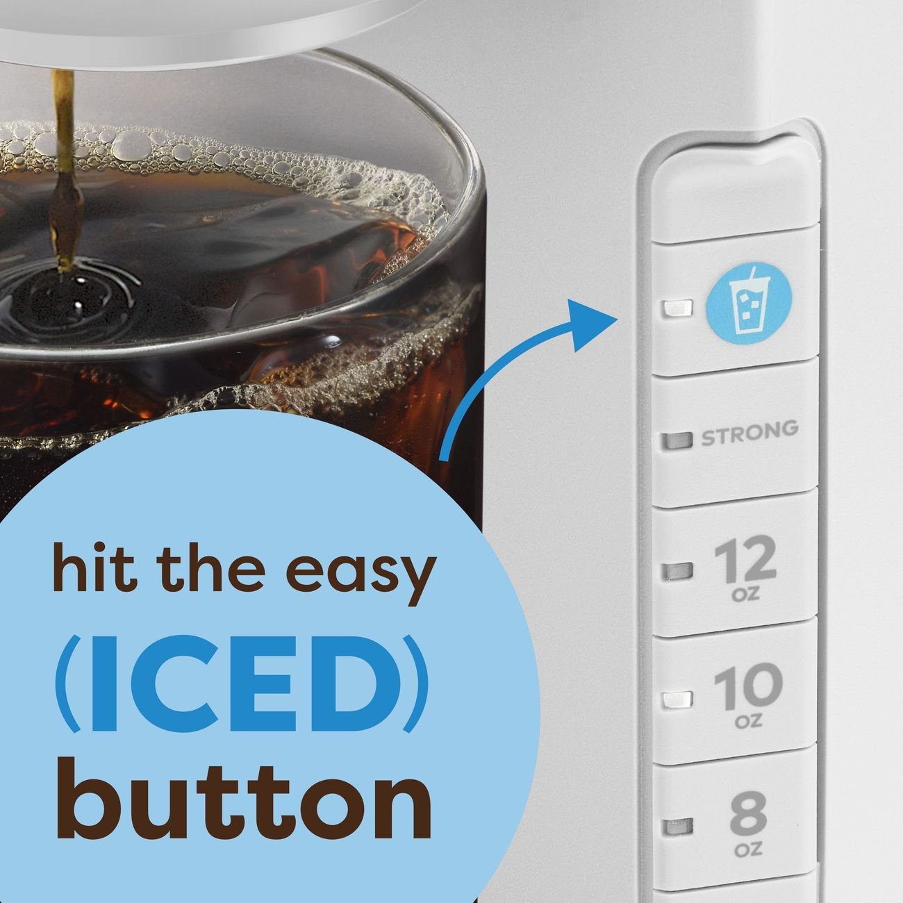 Keurig K-Iced Single Serve Coffee Maker - White