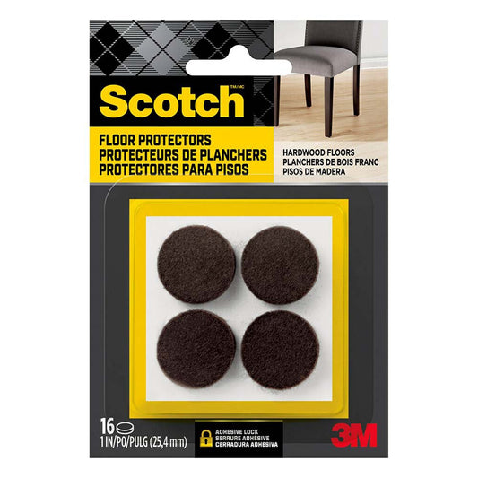 Scotch Furniture Floor Protectors - Brown