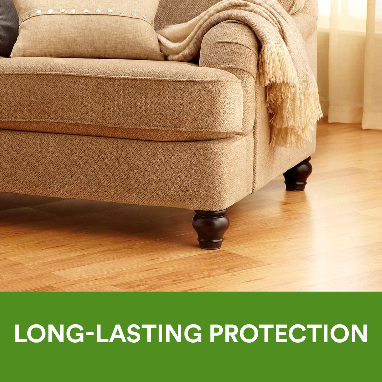 Scotch Furniture Floor Protectors - Brown