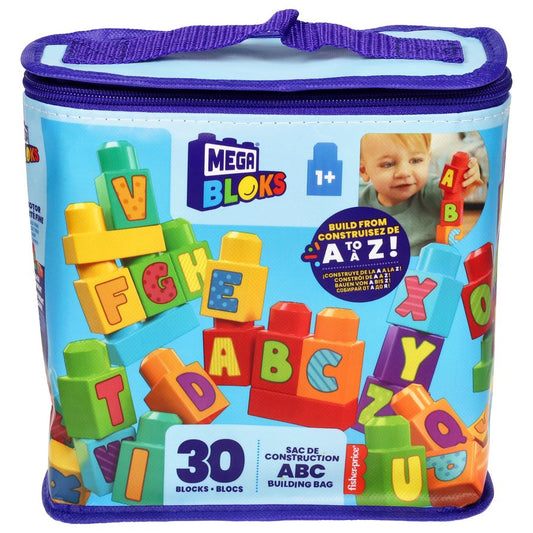 MEGA BLOKS ABC Blocks Building Bag