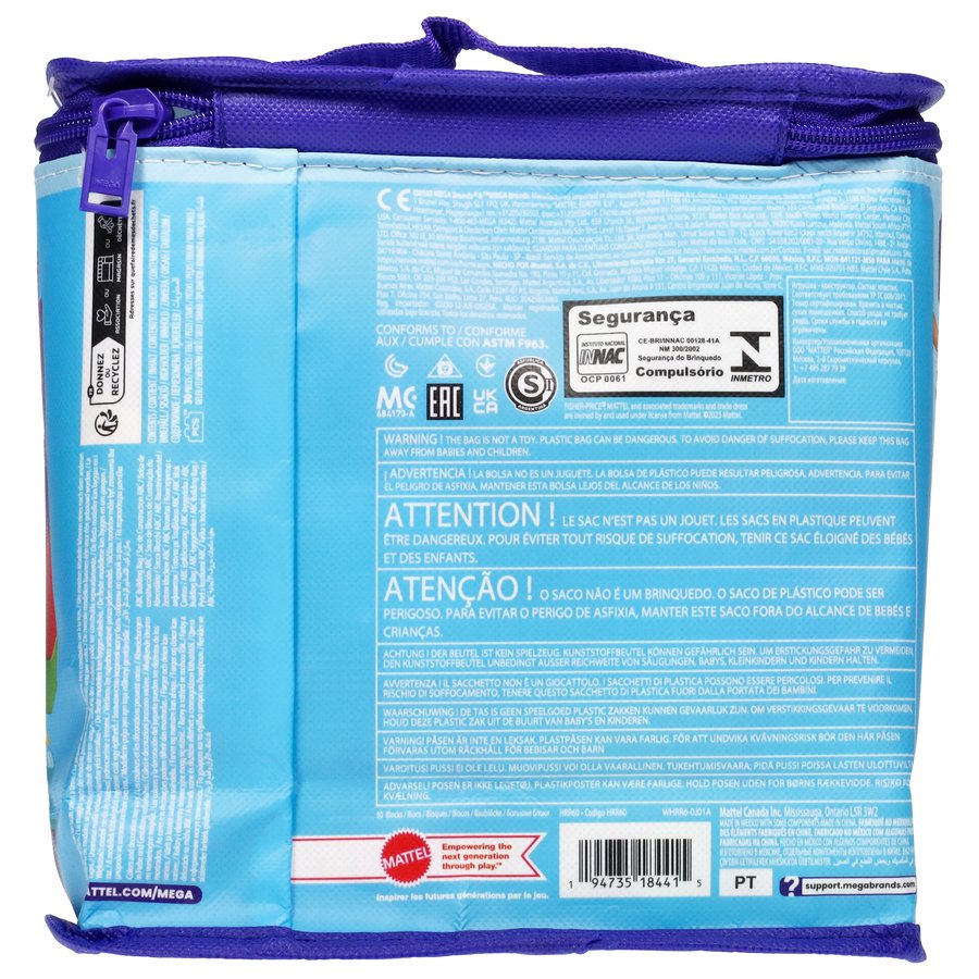 MEGA BLOKS ABC Blocks Building Bag