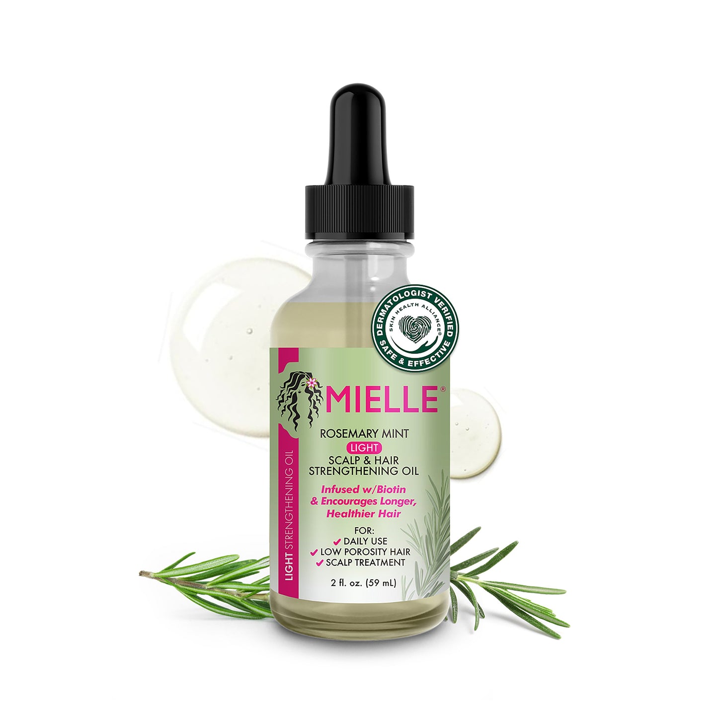 Mielle Light Scalp & Hair Strengthening Oil - Rosemary Mint