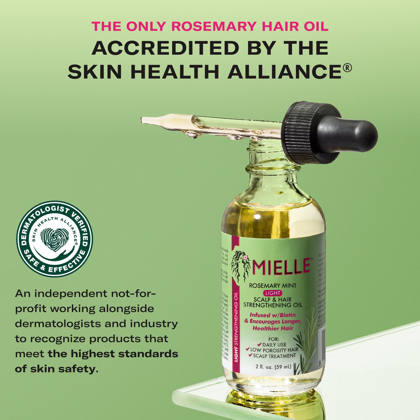 Mielle Light Scalp & Hair Strengthening Oil - Rosemary Mint