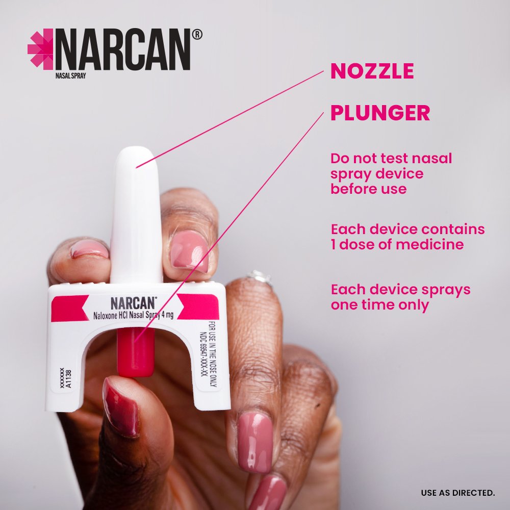 Narcan Emergency Treatment of Opioid Overdose Nasal Spray