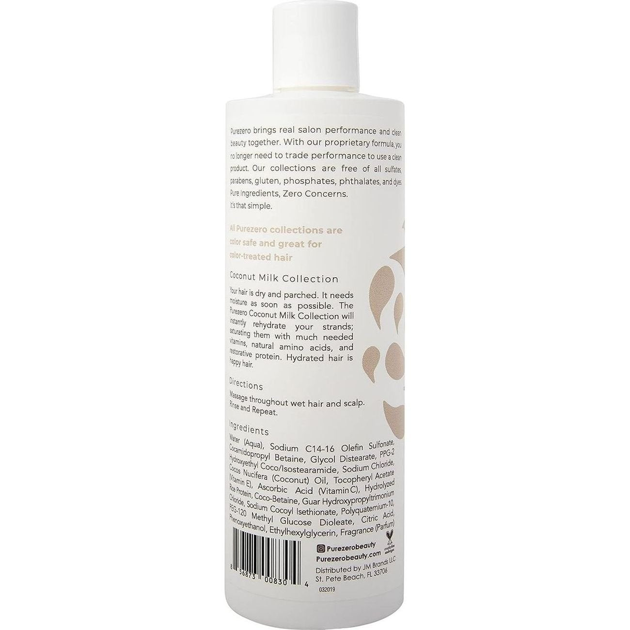 Purezero Moisturizing Shampoo - Coconut Milk