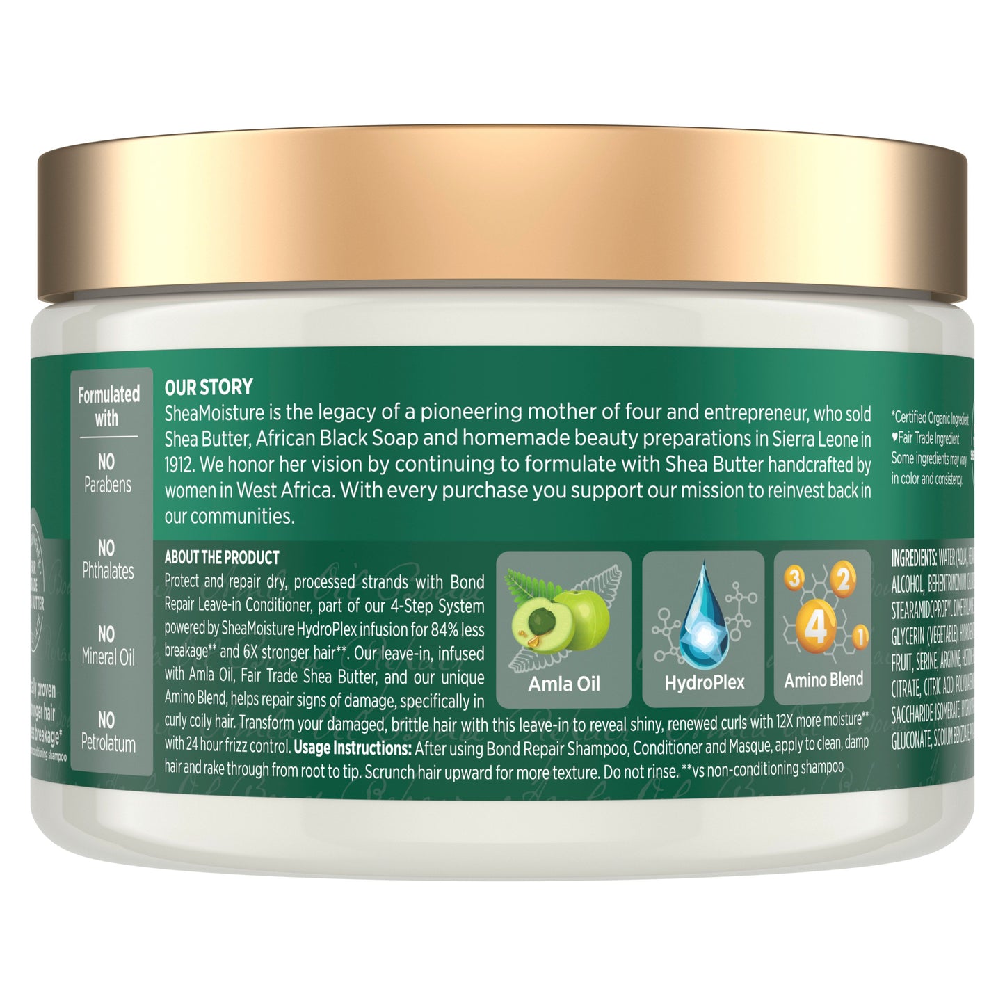 SheaMoisture Amla Oil Bond Repair Leave-In Conditioner