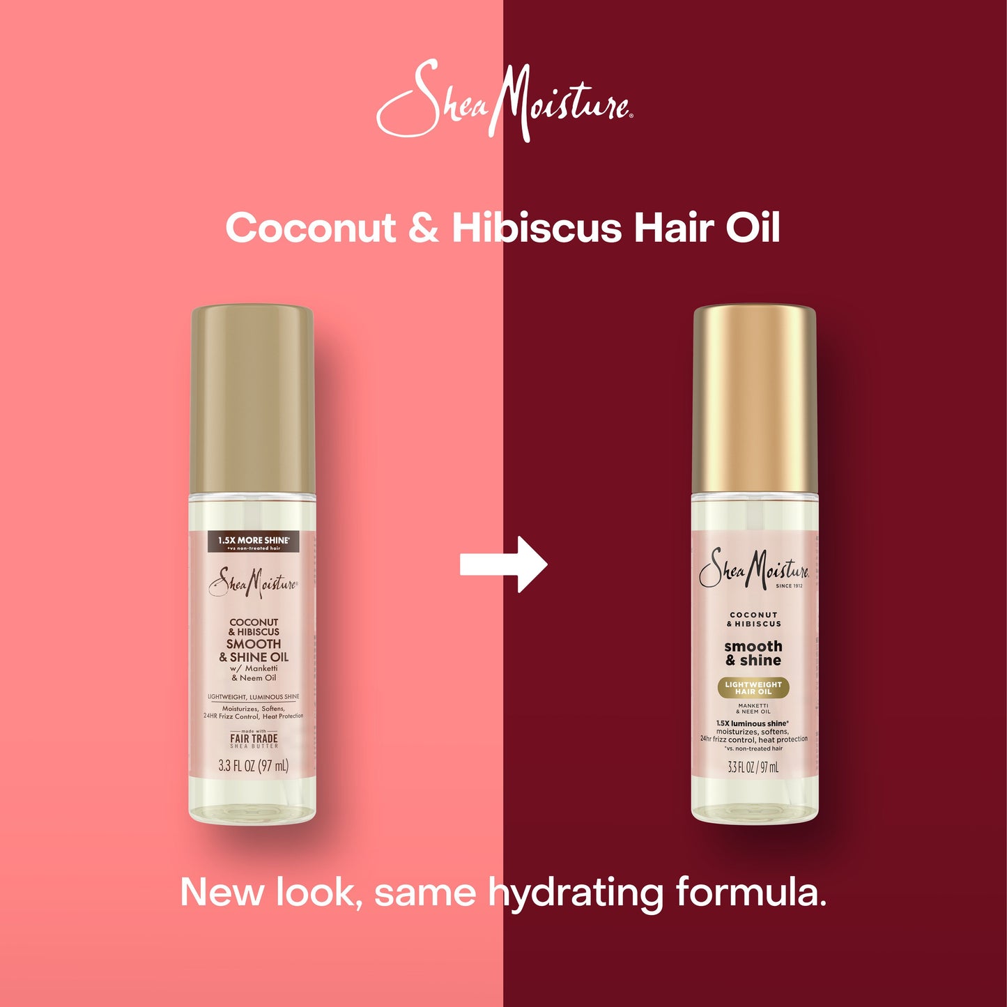 SheaMoisture Smooth & Shine Oil Coconut & Hibiscus