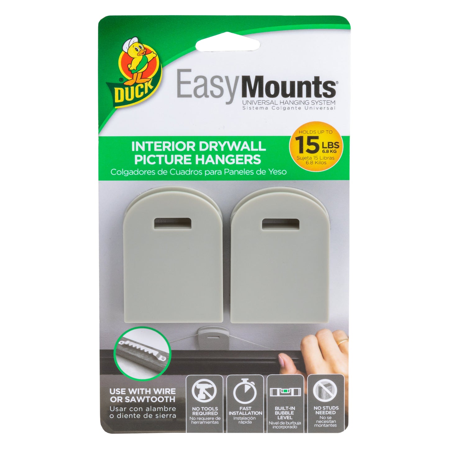 Duck EasyMounts Interior Drywall Picture Hangers