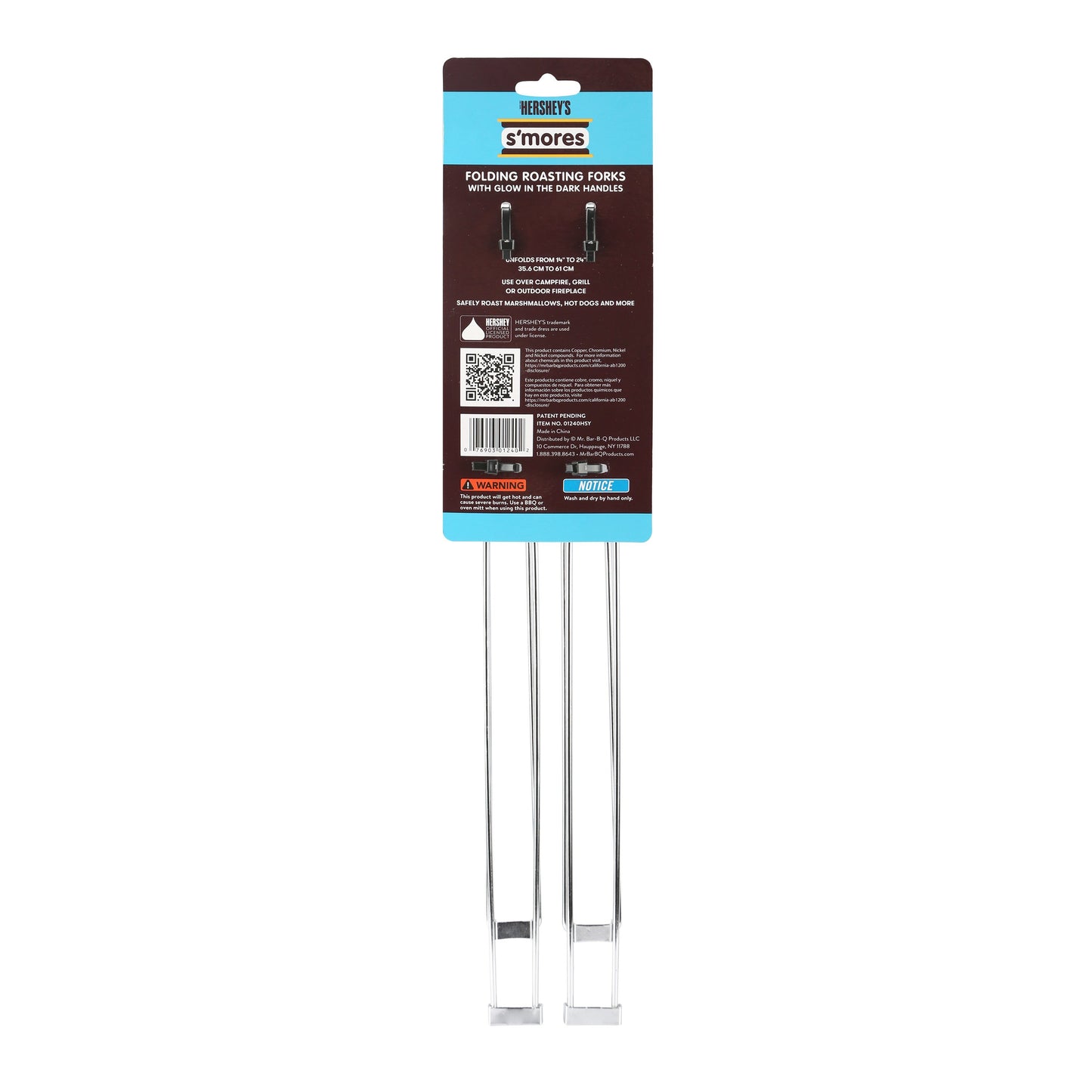 HERSHEYS Hershey's Folding Roasting Forks with glow in the dark handle