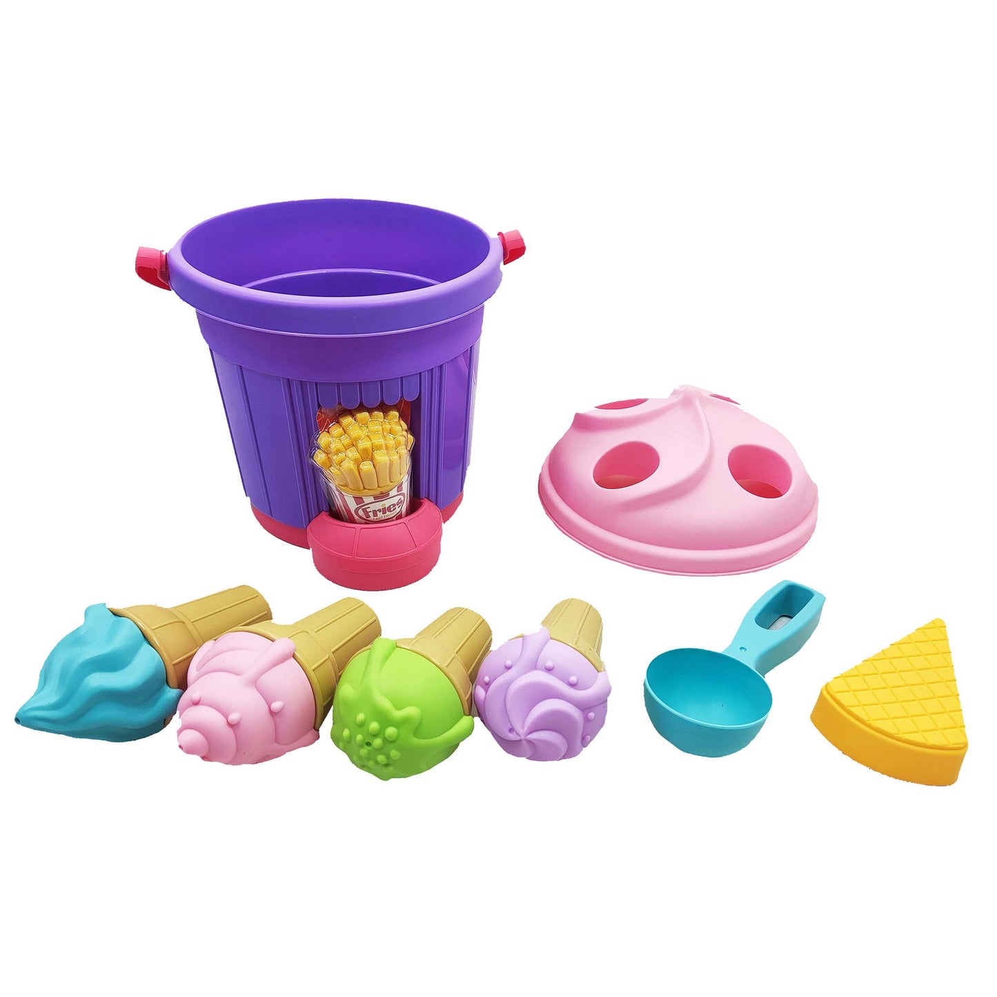Play Fun Ice Cream & Playfood Deluxe Bucket Playset
