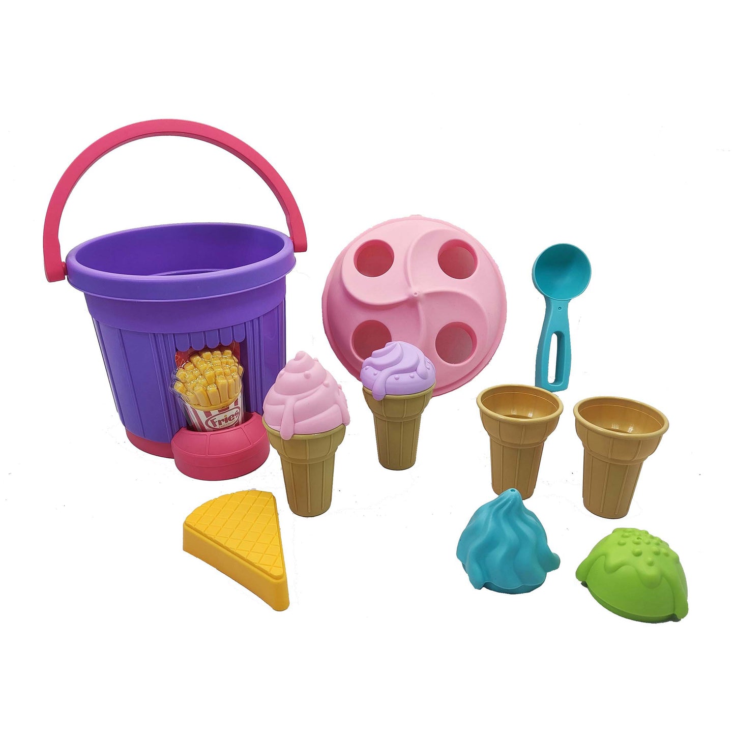 Play Fun Ice Cream & Playfood Deluxe Bucket Playset