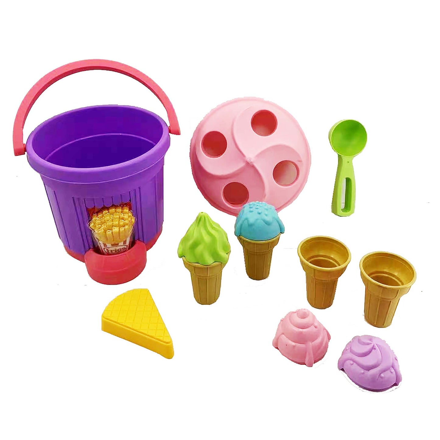 Play Fun Ice Cream & Playfood Deluxe Bucket Playset