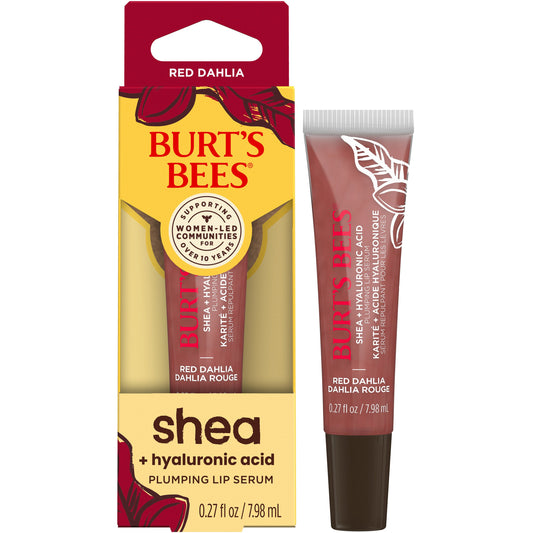 Burt's Bees Shea + Hyaluronic Acid Plumping Lip Serum - Red Dahlia