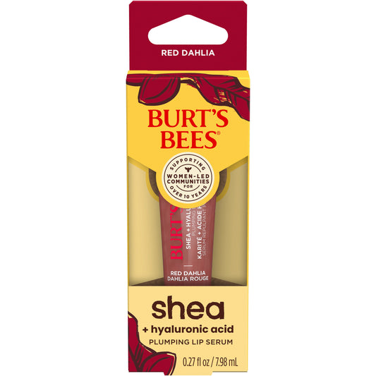 Burt's Bees Shea + Hyaluronic Acid Plumping Lip Serum - Red Dahlia