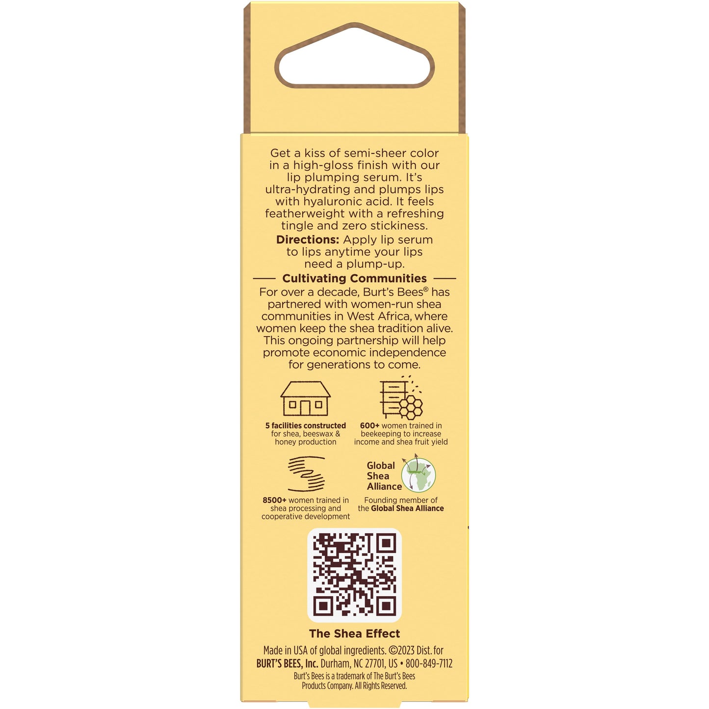 Burt's Bees Shea + Hyaluronic Acid Plumping Lip Serum - Red Dahlia