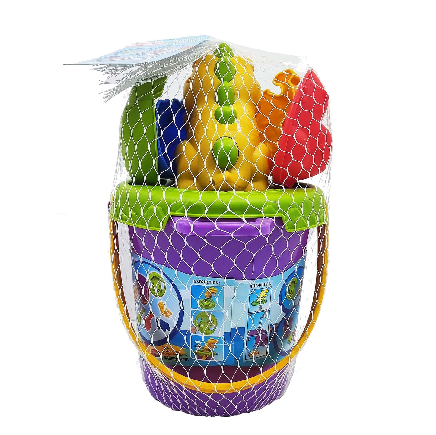 Play Fun Dino Water Squirter Bucket Playset