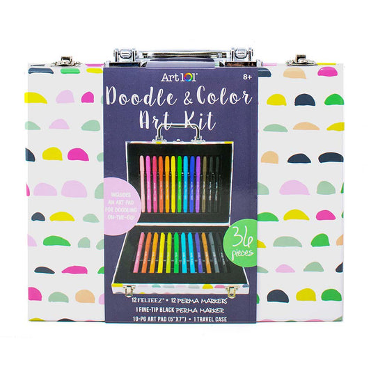 Art 101 Doodle & Color Art Kit