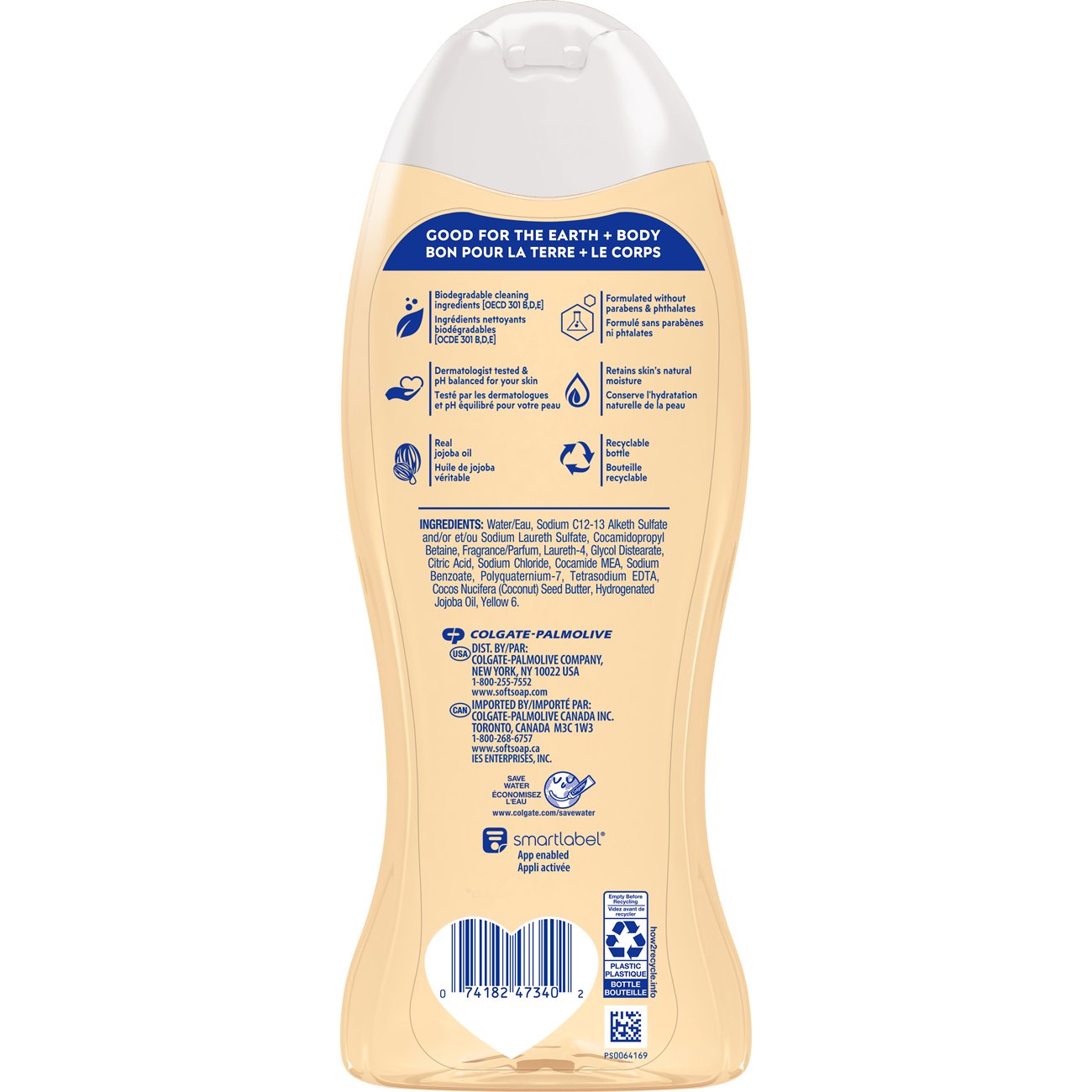 Softsoap Moisturizing Body Wash - Warm Vanilla & Jojoba Oil