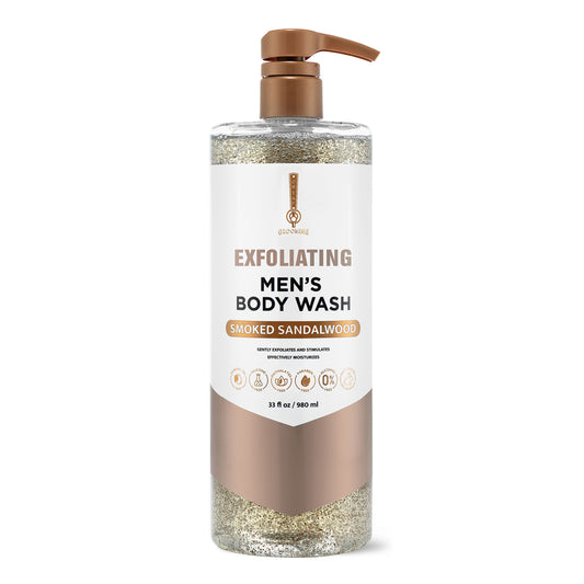 On Tap Grooming Exfoliating Men's Body Wash - Smoked Sandalwood
