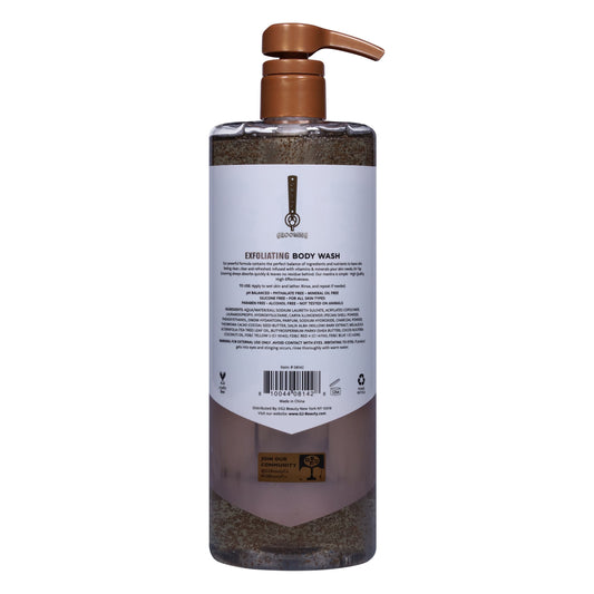 On Tap Grooming Exfoliating Men's Body Wash - Smoked Sandalwood