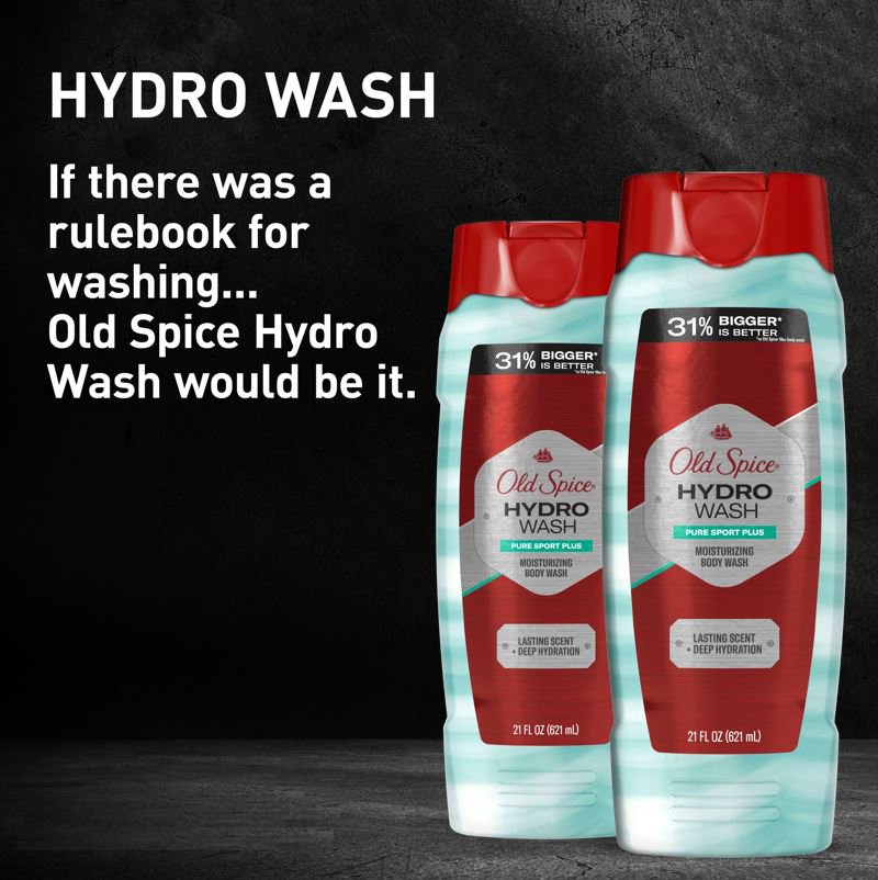 Old Spice Hydro Wash Body Wash - Pure Sport Plus