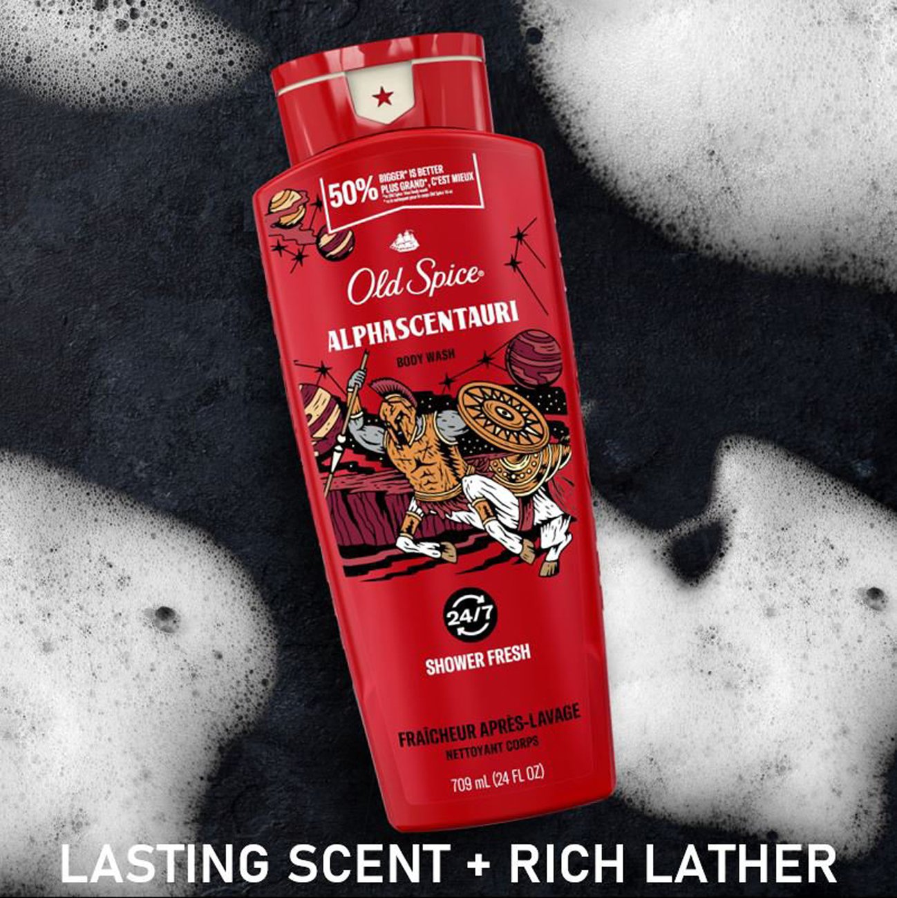 Old Spice AlphaScentauri - Long Lasting Lather