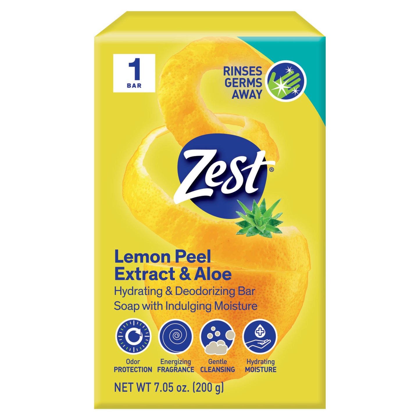 Zest Bar Soap - Lemon Peel Extract & Aloe