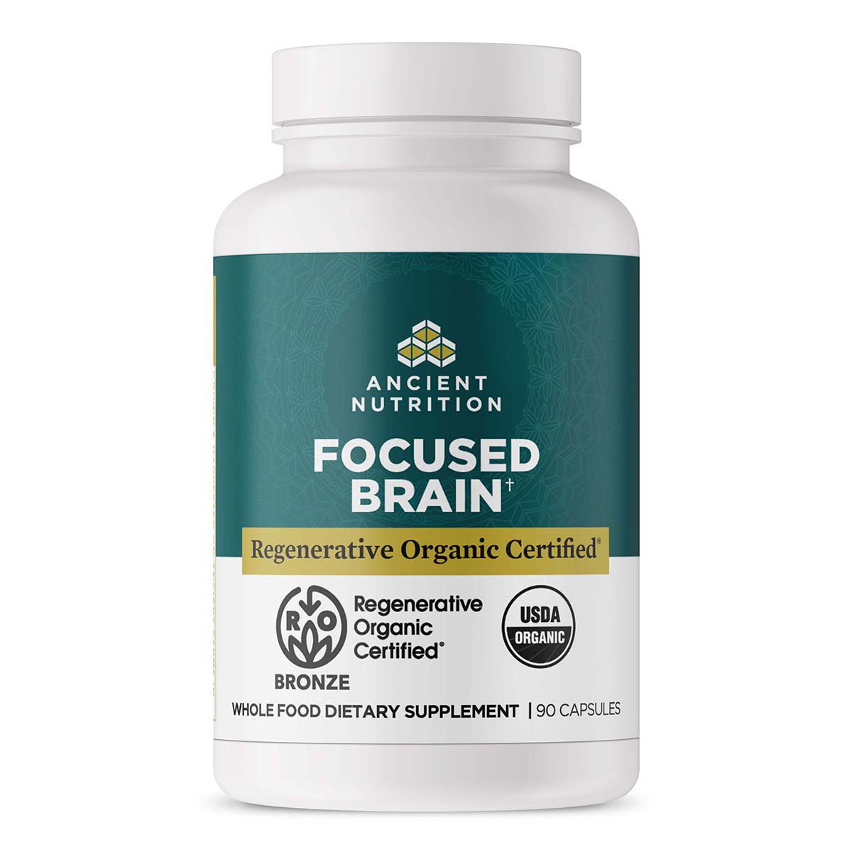 Ancient Nutrition Regenerative Organic Focused Brain Capsules