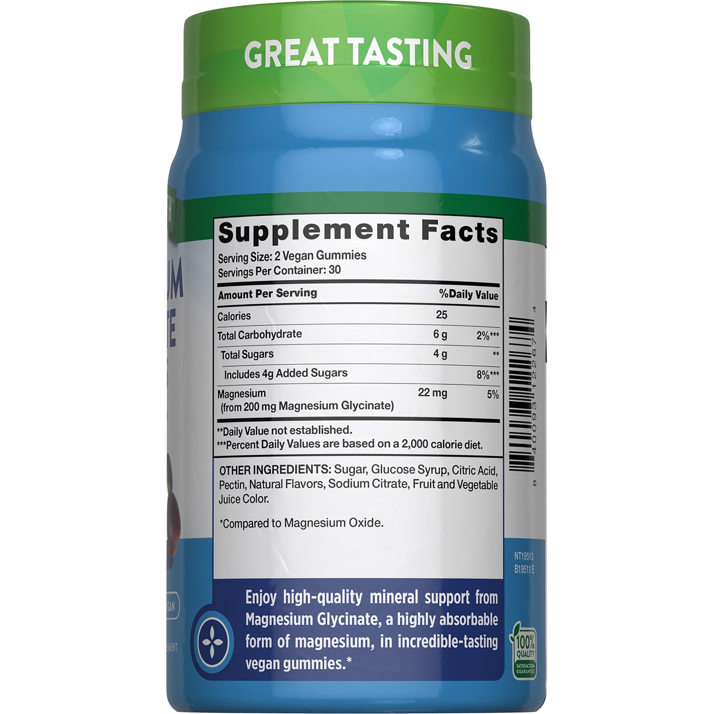 Nature's Truth Magnesium Glycinate Gummies - 200 mg