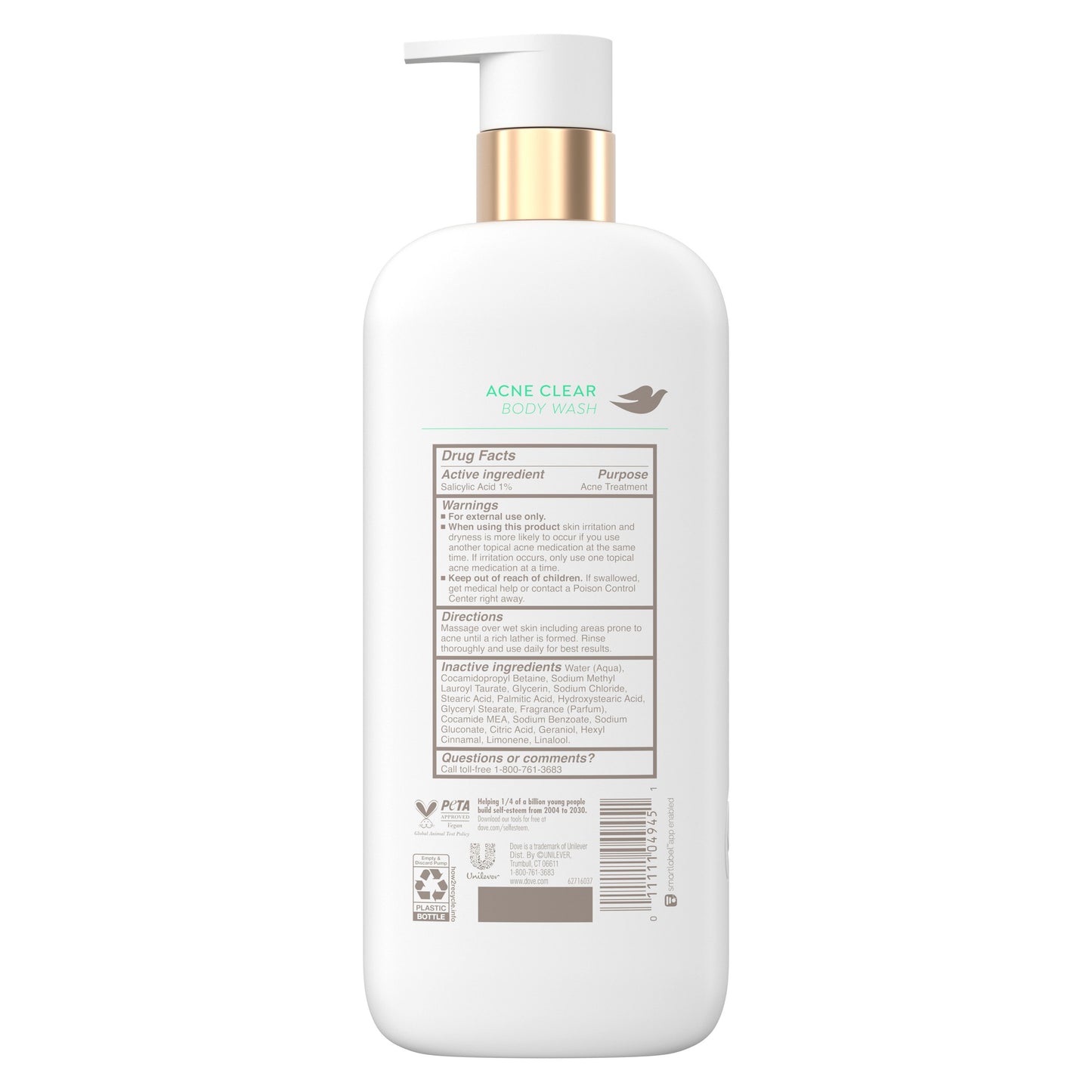 Dove Acne Clear Body Wash