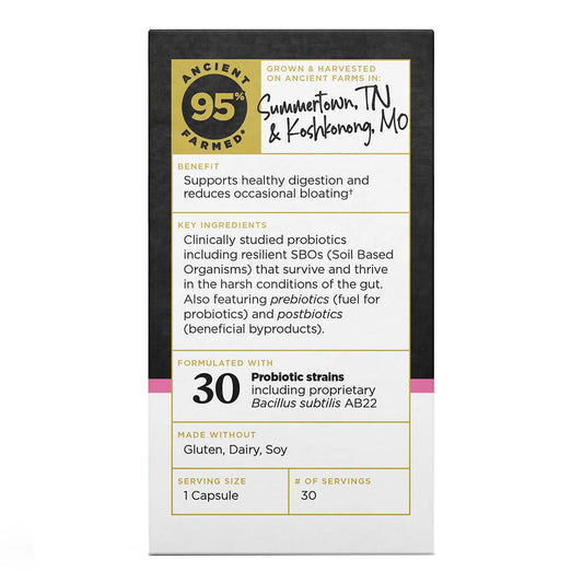 Ancient Nutrition Regenerative Organic Once Daily Women's Probiotics Capsules