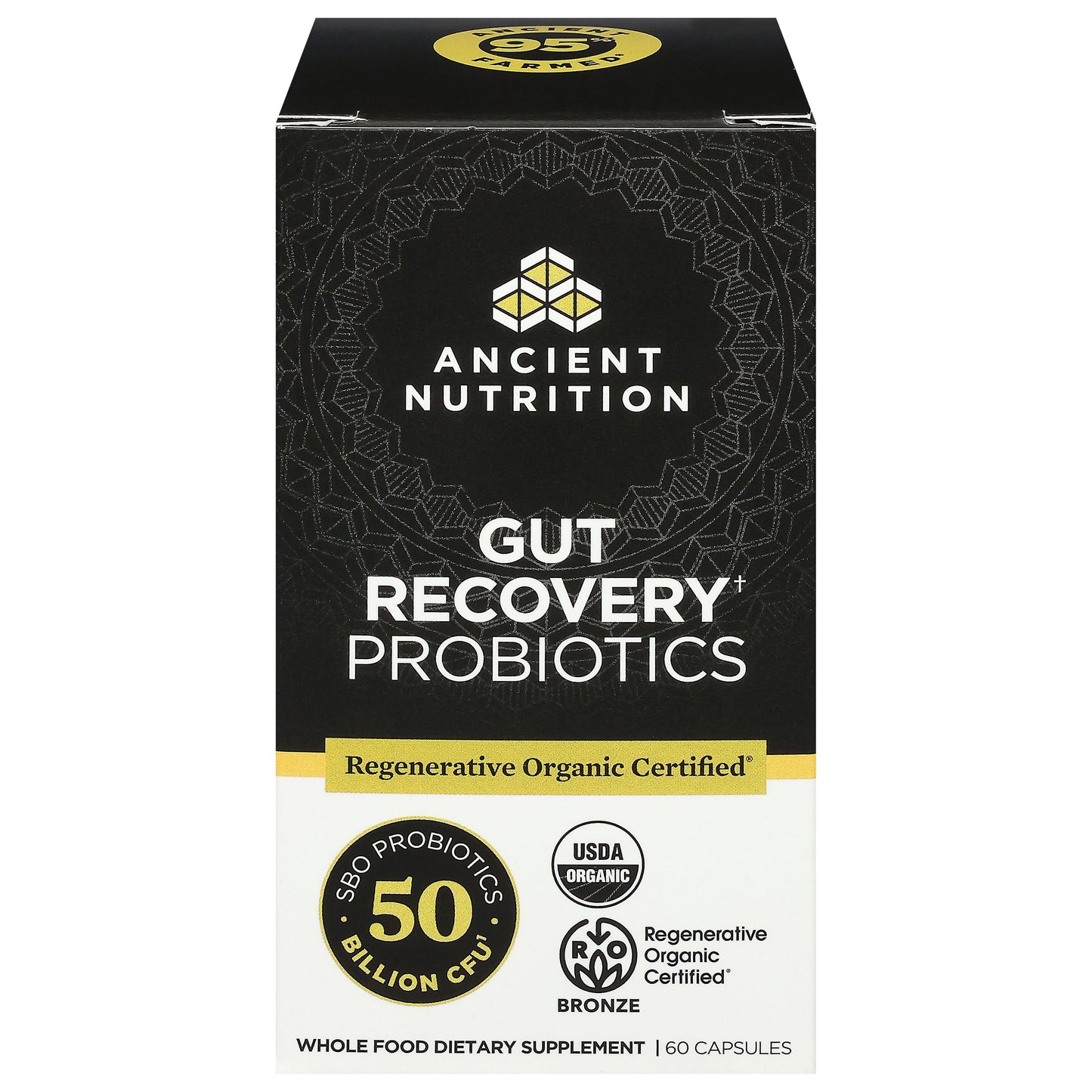 Ancient Nutrition Regenerative Organic Gut Recovery Probiotics Capsules