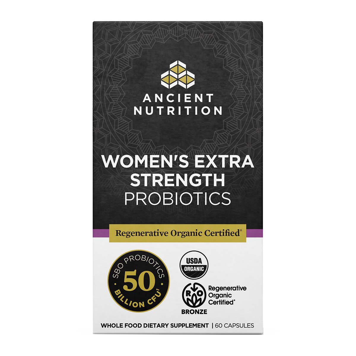 Ancient Nutrition Regenerative Organic Women's Extra Strength Probiotics Capsules