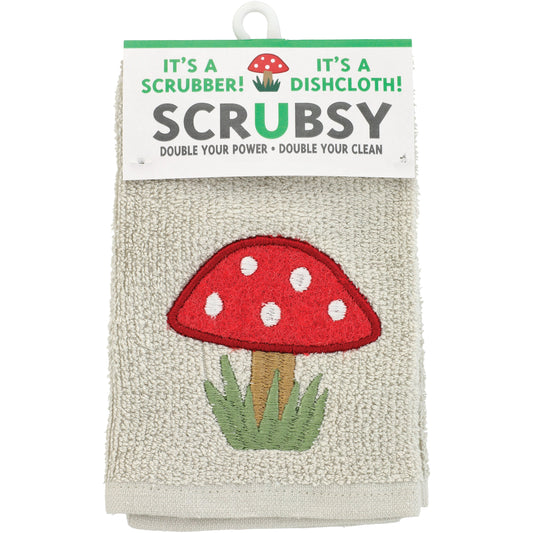 MU Kitchen Scrubsy Dish Cloth - Mushroom