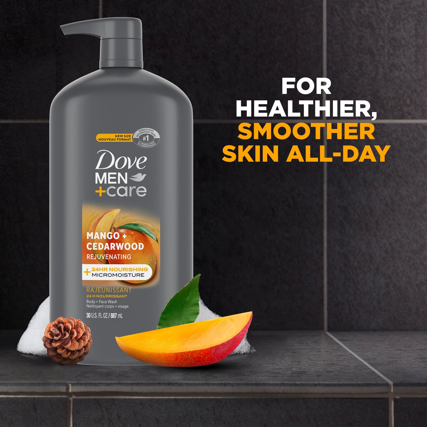 Dove Care Body Wash - Mango & Cedarwood