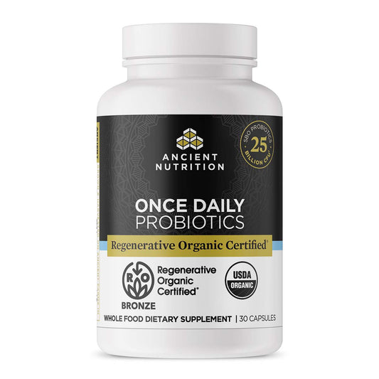 Ancient Nutrition Regenerative Organic Once Daily Probiotics Capsules
