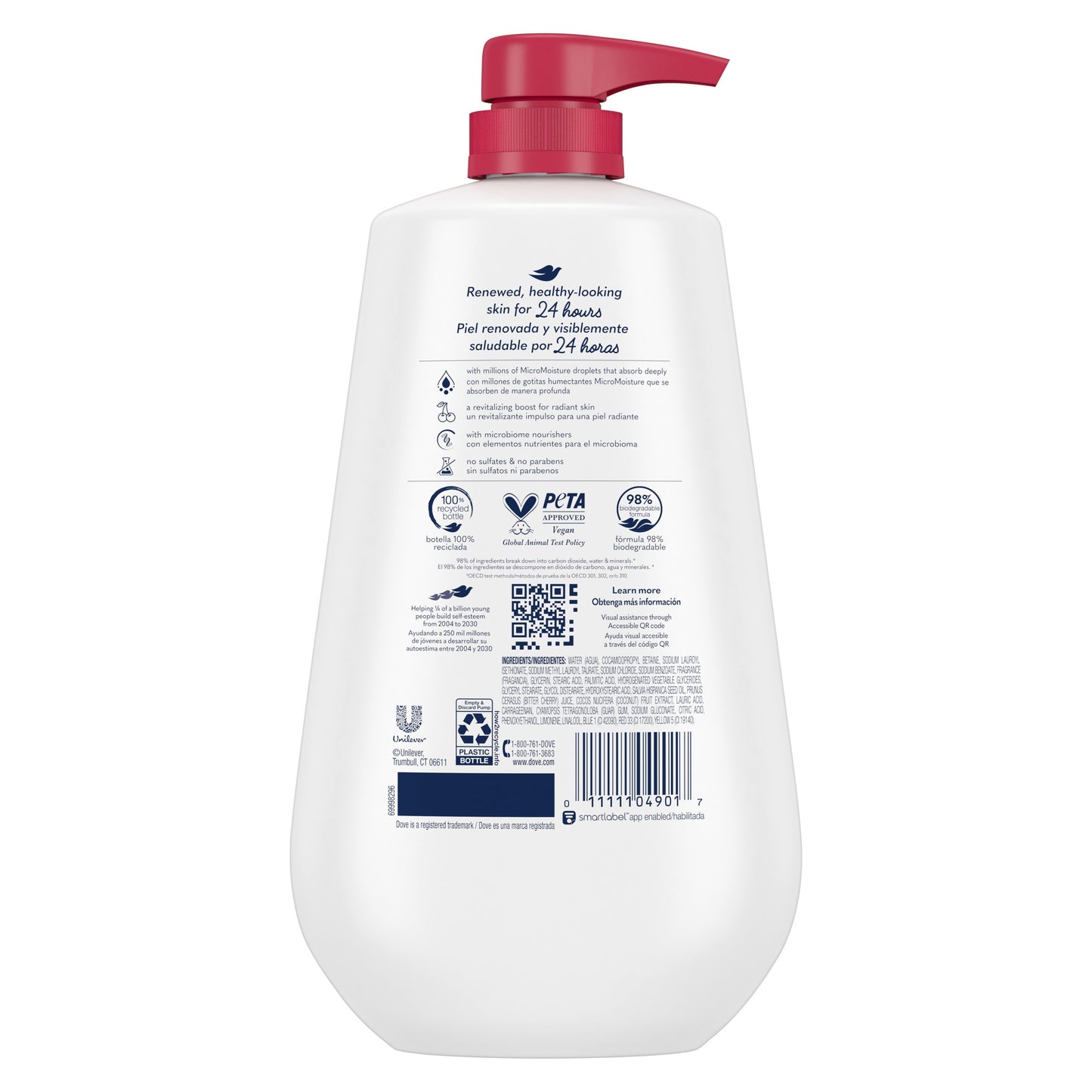 Dove Revitalizante Body Wash - Cherry & Chia Milk