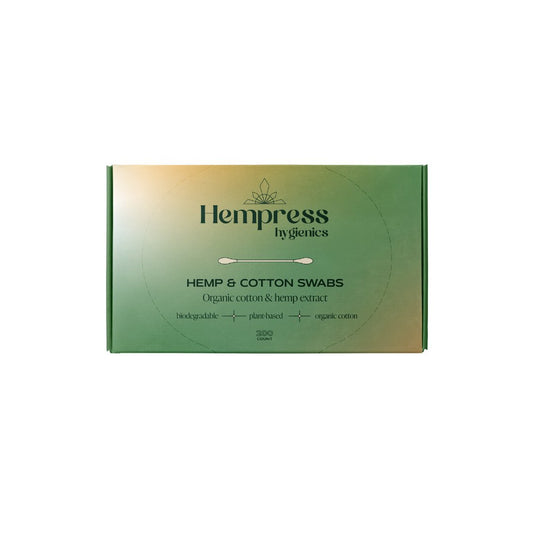 Hempress Hygienics Organic Cotton Cosmetic Ear Swab Buds