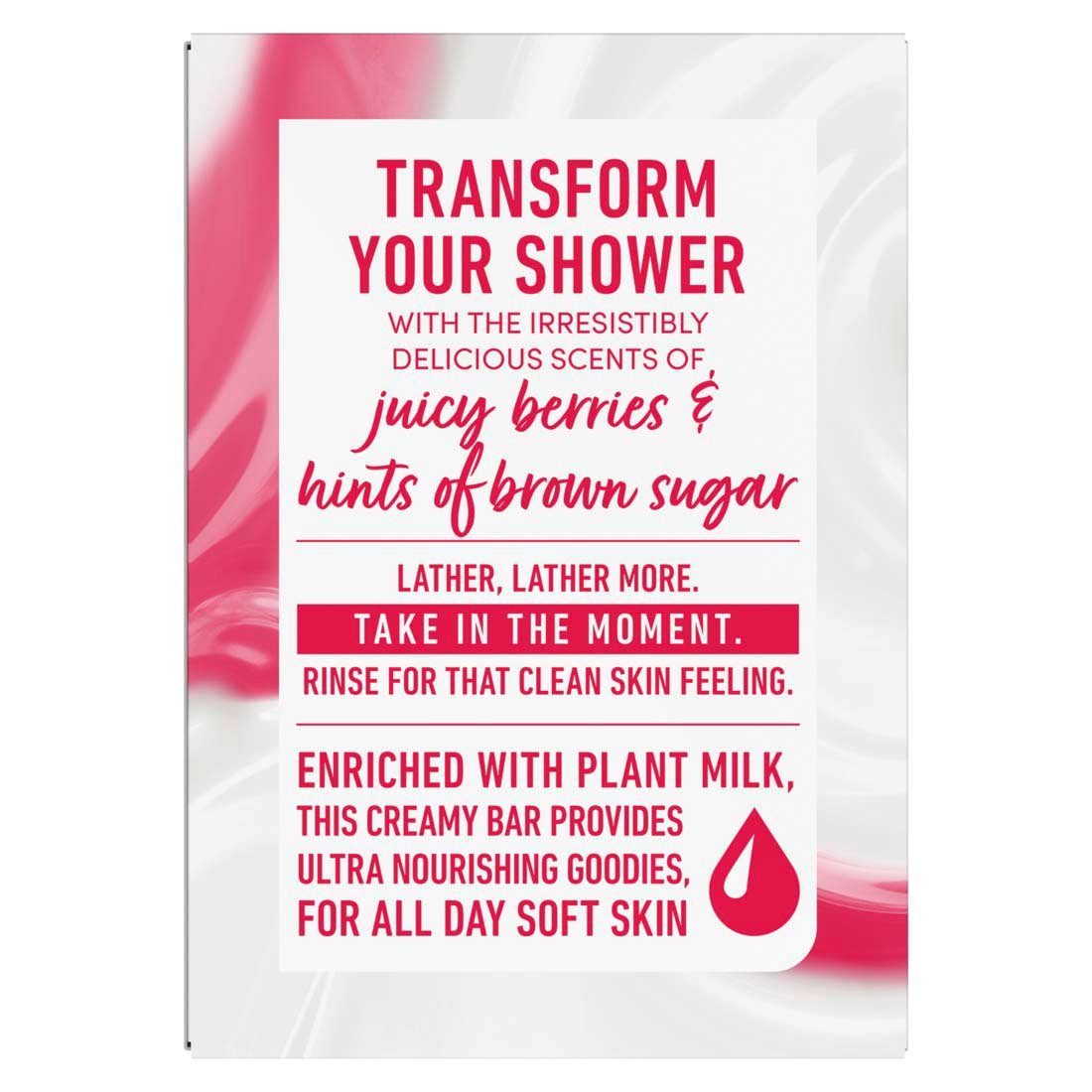 Dove Plant Milk Bar - Oat Milk & Black Cherry