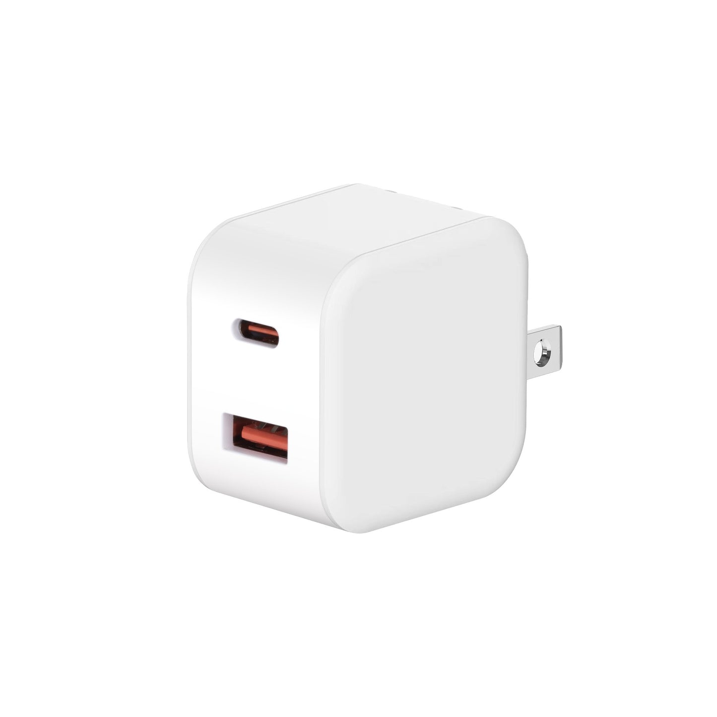iHome Dual Port Rapid Wall Charger - White