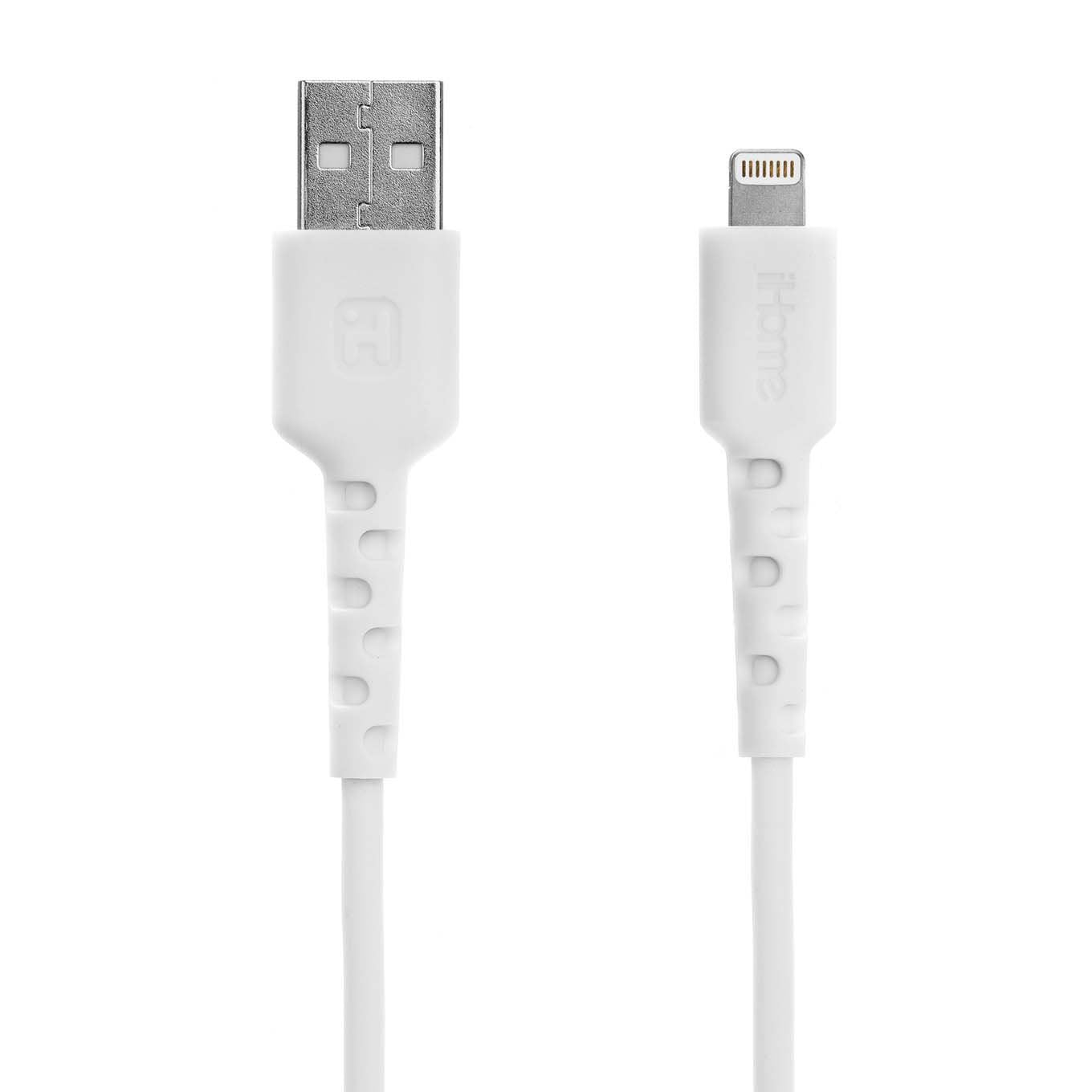 iHome Lightning to USB-A Charging Cable - White